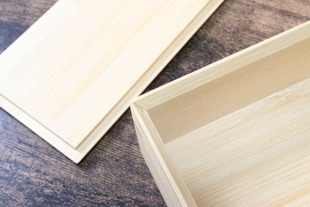 竹製弁当箱　形状