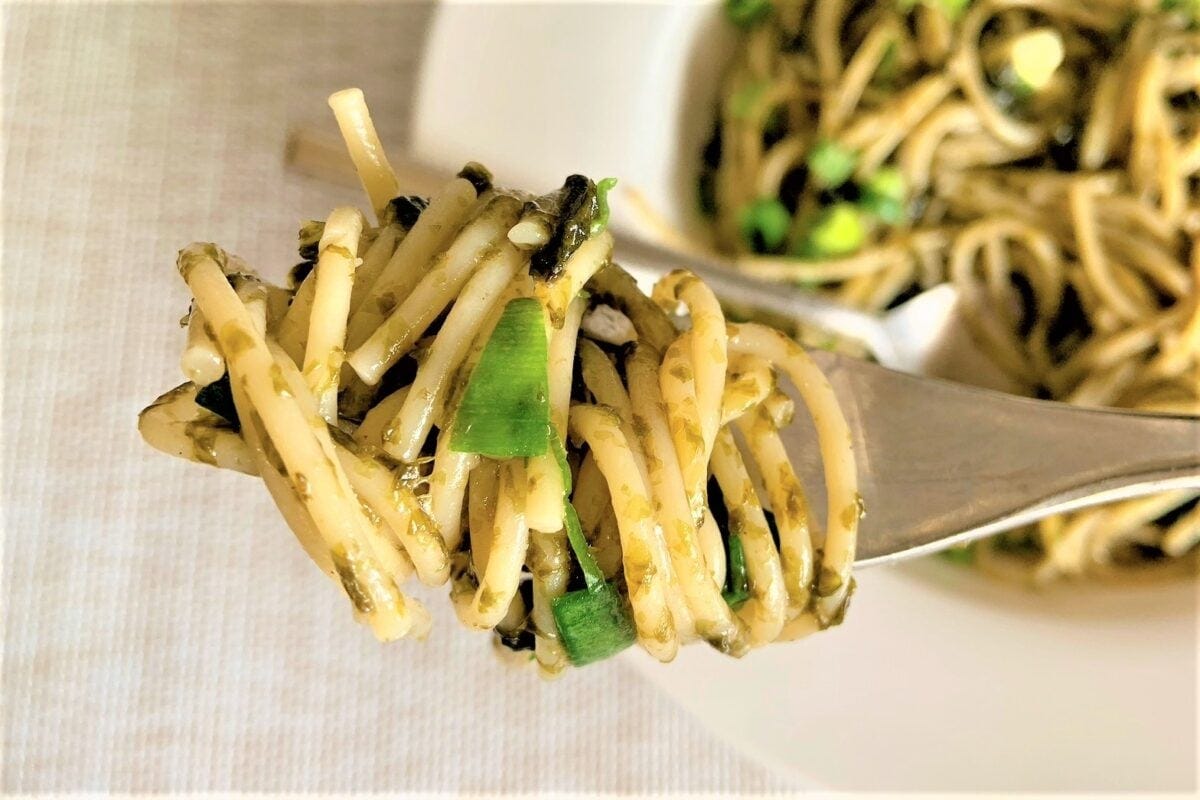 のりバターパスタ