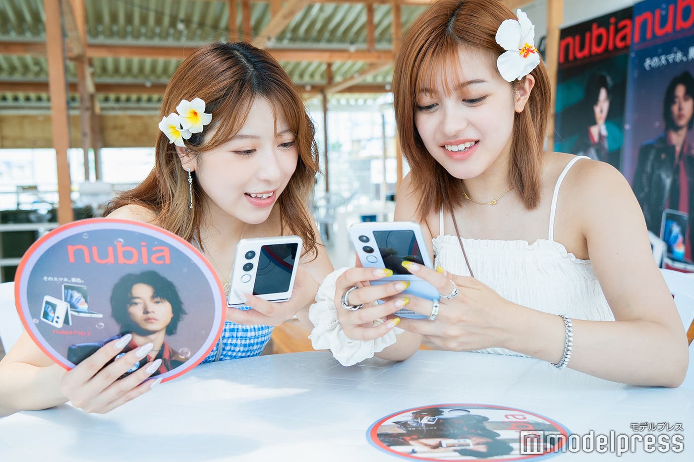 キャンペーンに参加中のAREiさんとMIKAさん(C)モデルプレス