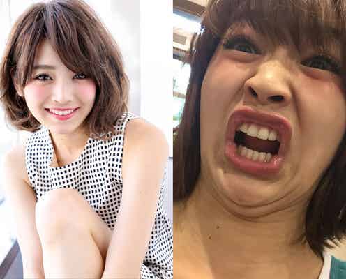可愛いのに異例すぎる!SNSで話題沸騰の変顔・モノマネ美女がテレビ初出演