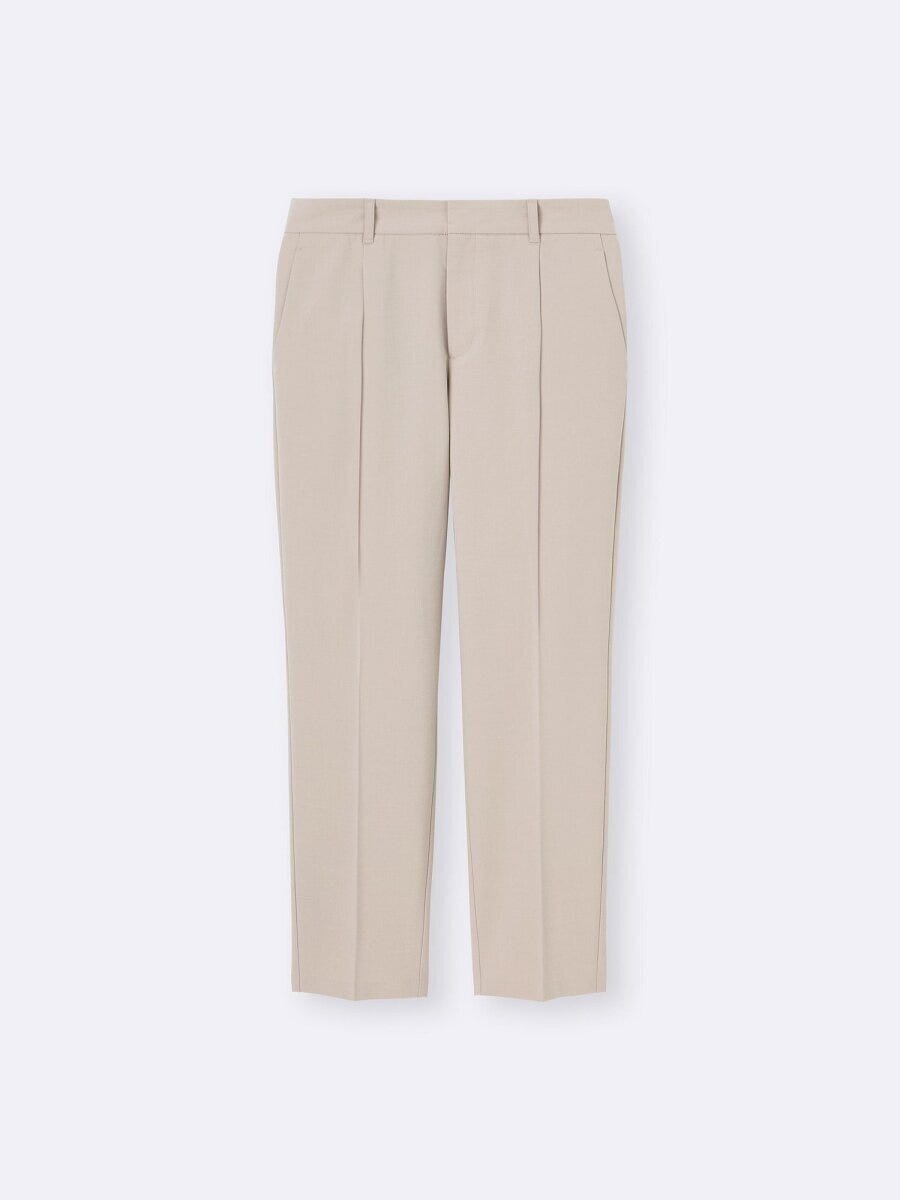 ウォッシャブルテーパードパンツ 2026gu春女性おすすめセットアップウォッシャブルテーパードパンツ