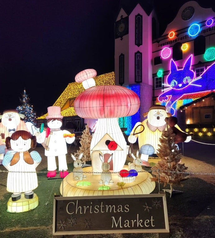 東京ドイツ村ウインターイルミネーション(提供写真)