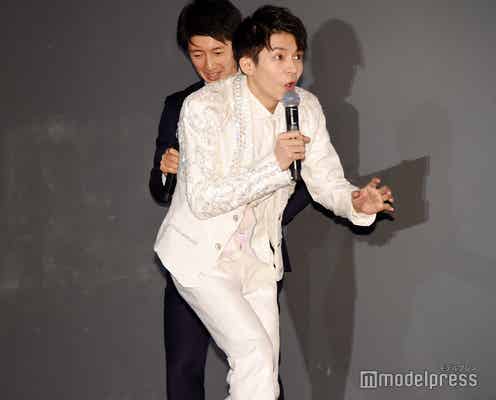 King & Prince岸優太、舞台衣装のまま駆けつける Sexy Zone中島健人「イルミネーションより光っているから」とツッコミ<ニセコイ>
