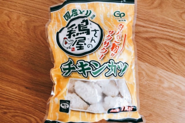 業務スーパー　鶏屋さんの冷凍チキンカツ パッケージ