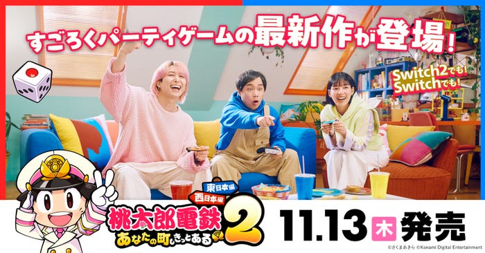 「桃太郎電鉄2 ~あなたの町も きっとある~」(C)さくまあきら (C)Konami Digital Entertainment