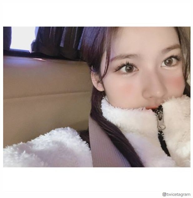 TWICEサナ、ファンと約束した自撮り公開 “ドアップ”美貌に絶賛の嵐
