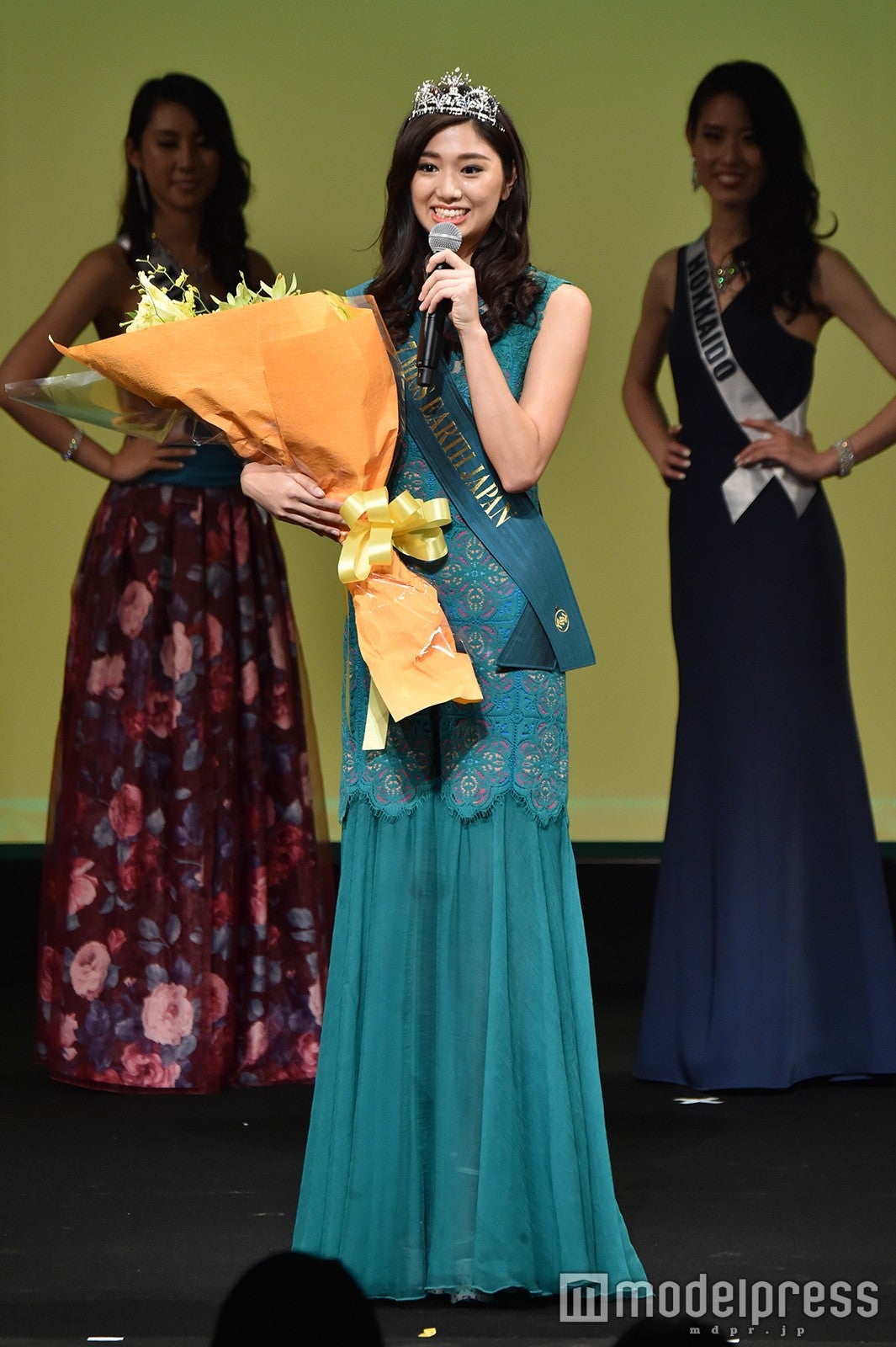 「2017ミス・アース・ジャパン」斎藤恭代さん （C）モデルプレス