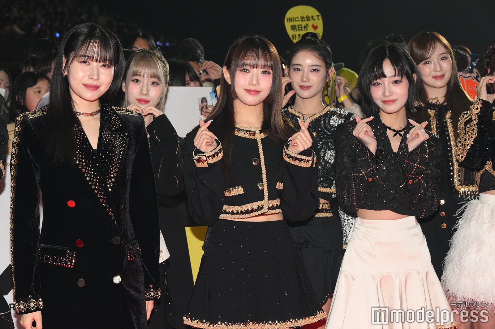 ME:I／MOMONA（笠原桃奈）、AYANE（高見文寧）、KEIKO（清水恵子）、MIU（櫻井美羽）、SHIZUKU（飯田栞月）、SUZU（山本すず）（C）モデルプレス