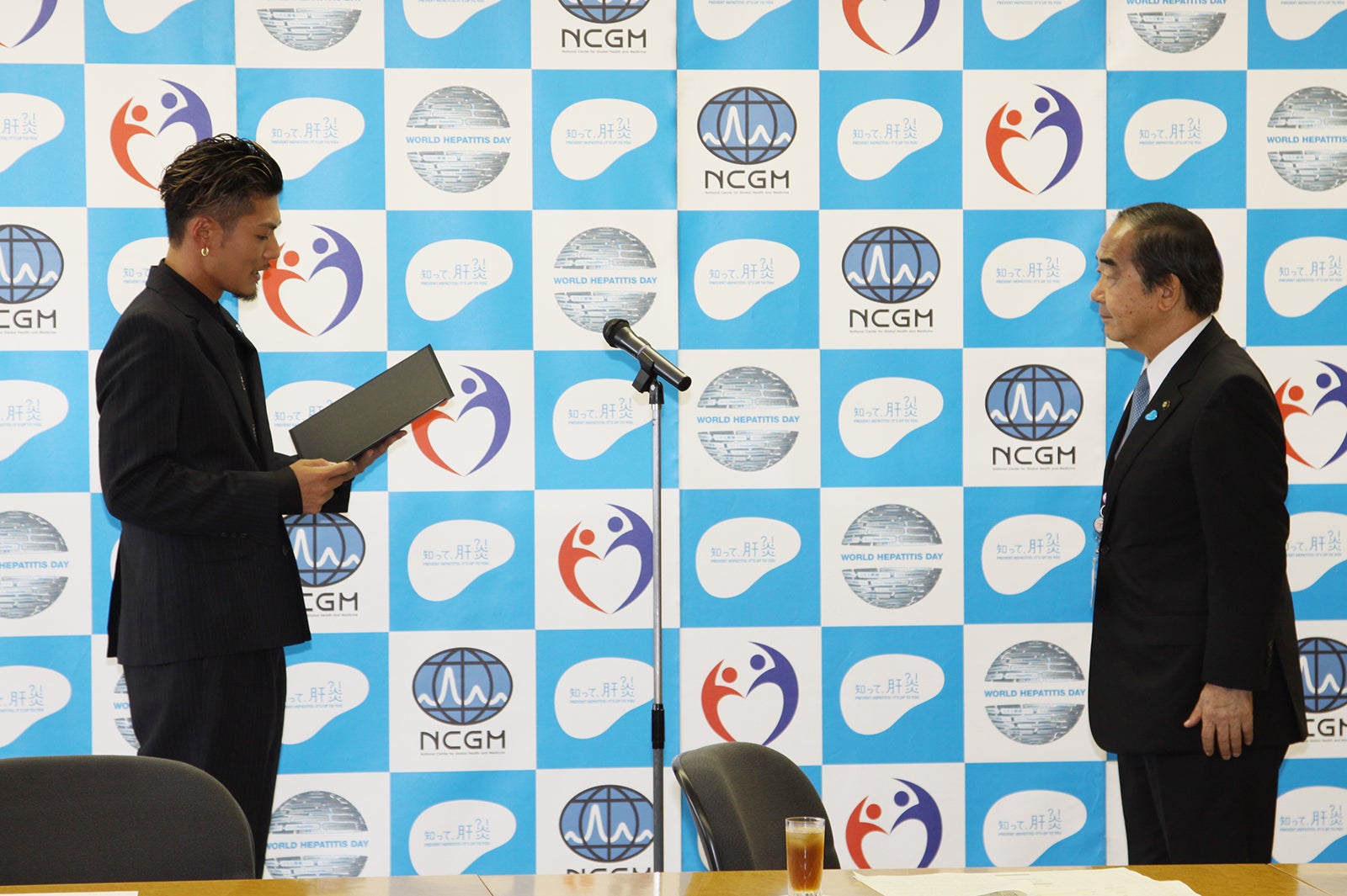 EXILE SHOKICHIが出席した「知って、肝炎プロジェクト」より（提供写真）