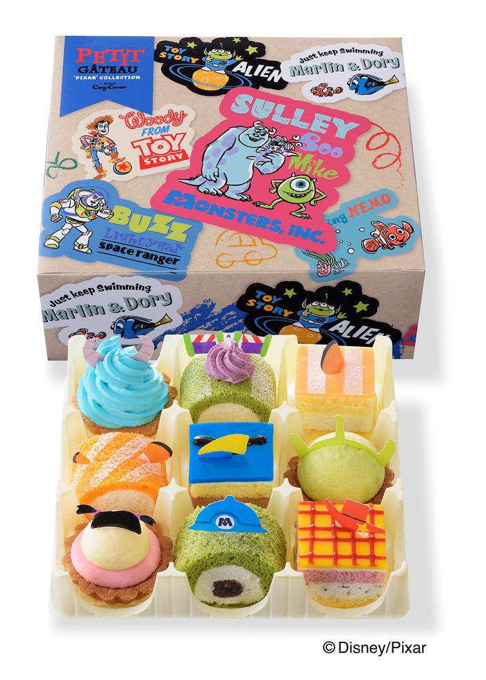こどもの日 プチガトー ディズニー ピクサー・コレクション(9個入)(C)Disney/Pixar