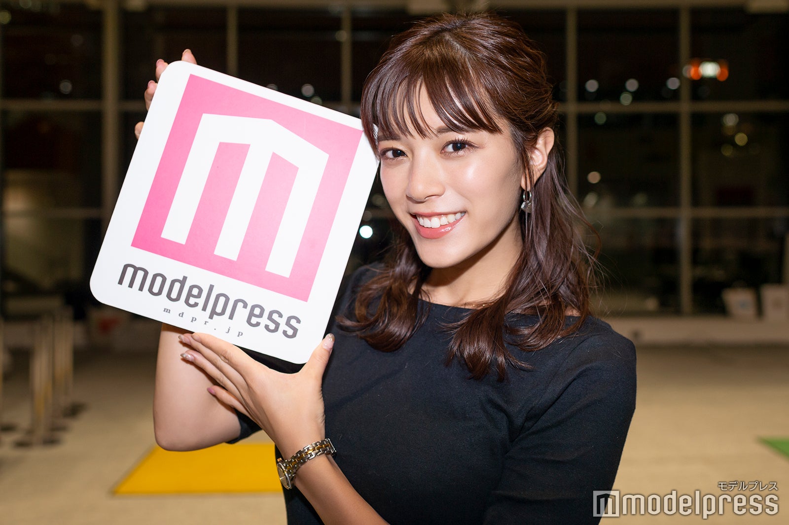 三谷紬アナウンサー／「ABEMA NEWS×モデルプレス」アナウンサー連載Vol.1 （C）モデルプレス