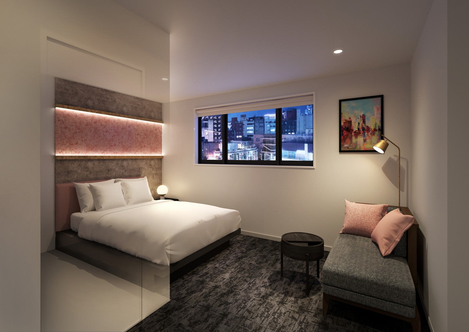 ホテル機能×ホステルのラフな空気漂う「ホテルグラフィー」渋谷に2024年2月開業　宿泊者専用ラウンジやダイナーも併設