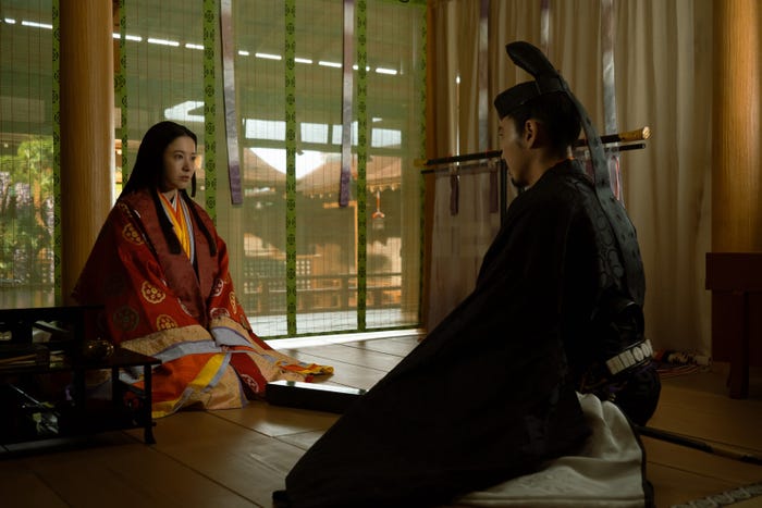 吉高由里子、柄本佑「光る君へ」第33話(C)NHK