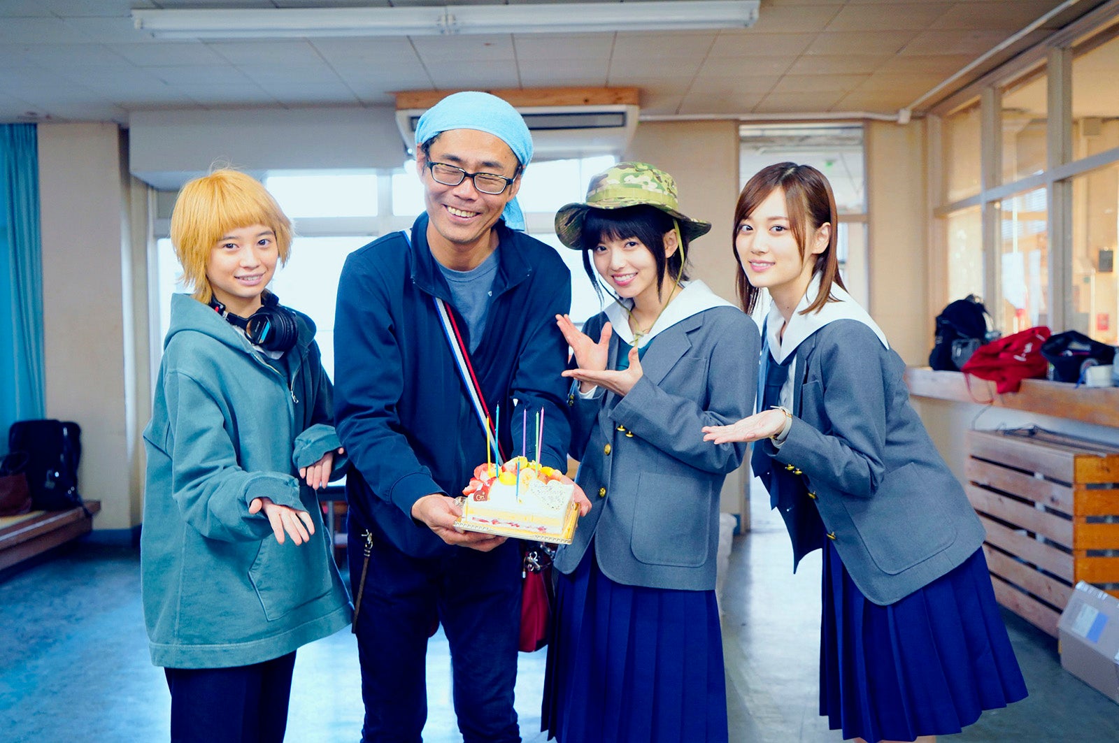 桜田ひより、英勉監督、齋藤飛鳥、山下美月（提供写真）