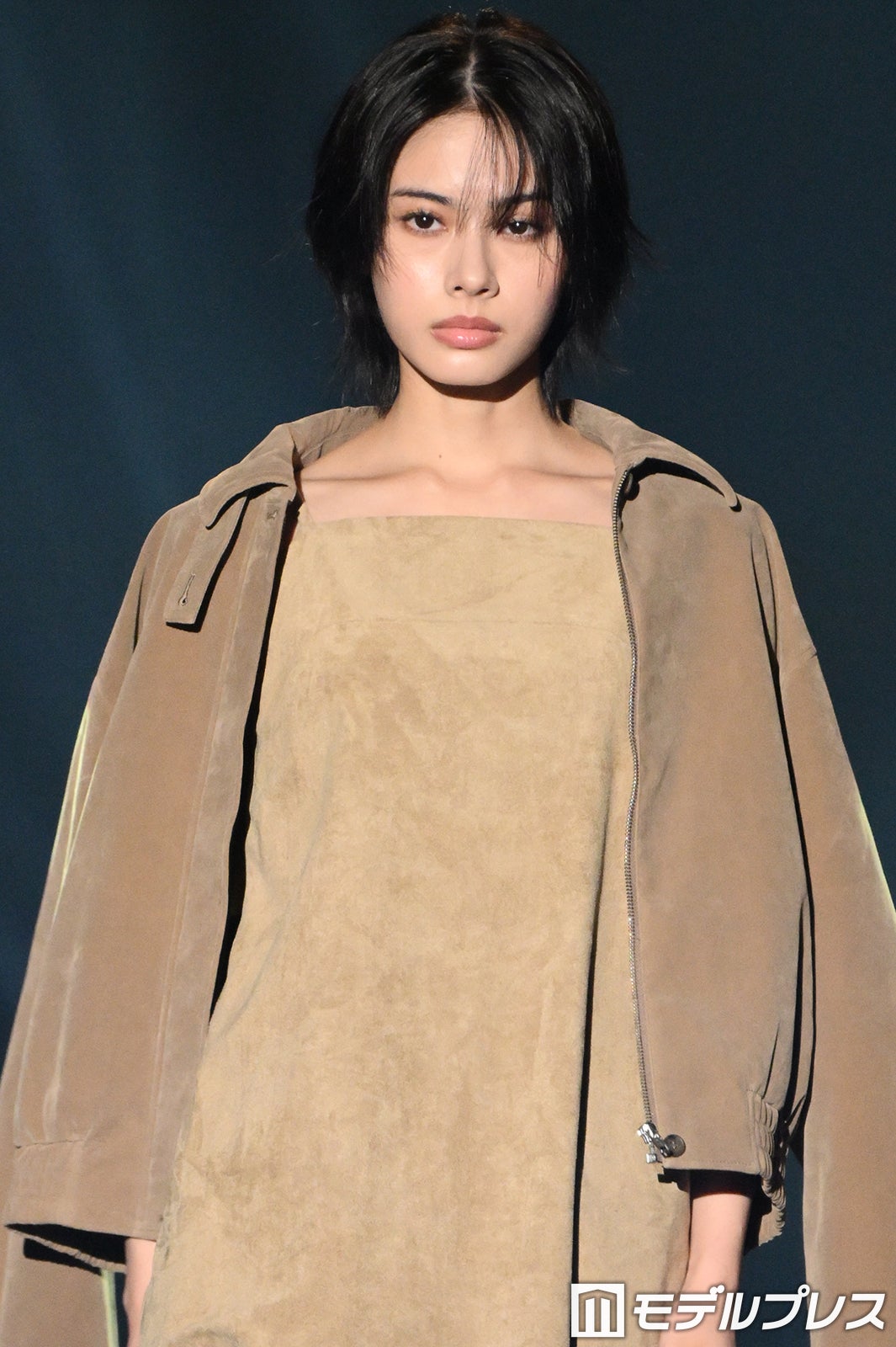 安斉星来、全身ブラウンコーデでオーラ全開「スタイル良すぎ」「おしゃれ」と反響【TGC松山2026】