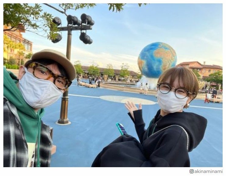 南明奈＆濱口優夫妻、ディズニーシーデート満喫「理想の夫婦」と絶賛の声