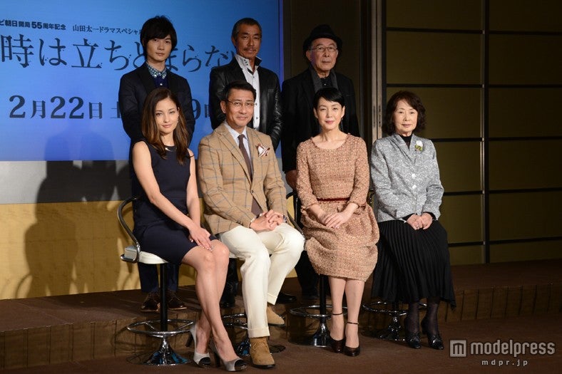 （左上より）神木隆之介、柳葉敏郎、橋爪功（左下より）黒木メイサ、中井貴一、樋口可南子、吉行和子