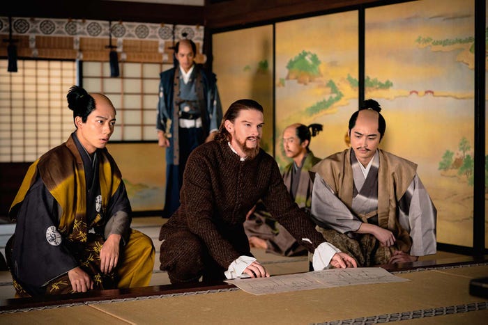 井上祐貴、村雨辰剛、岐洲匠「どうする家康」第44話より(C)NHK