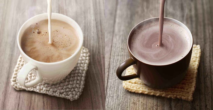 「ロイヤルミルクティー」「ホットココア」Sサイズ260円、Mサイズ290円/画像提供:日本マクドナルド