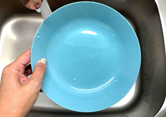 水で泡立つキッチンクロス（洗剤付、15枚）　使用後