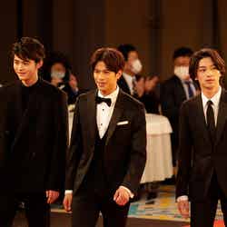 新人俳優賞を受賞した（左から）鈴鹿央士、森崎ウィン、横浜流星（C）日本アカデミー賞協会