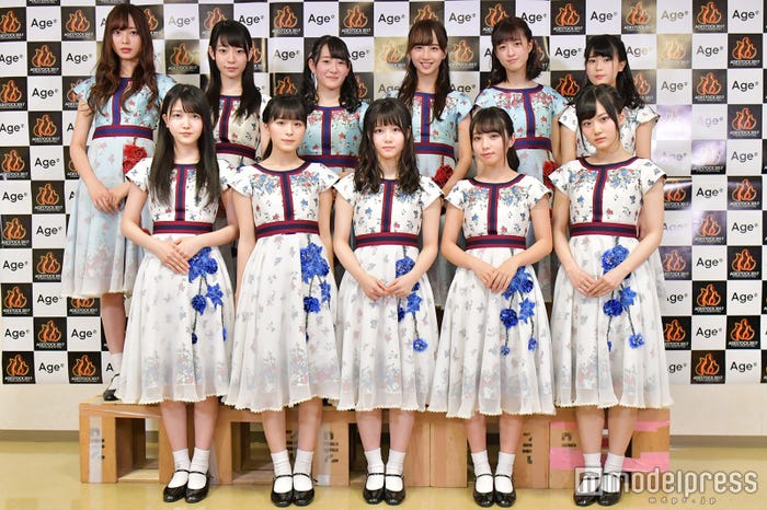 乃木坂46・3期生/前列左から:久保史緒里、大園桃子、伊藤理々杏、与田祐希、山下美月、後列左から:梅澤美波、阪口珠美、向井葉月、佐藤楓、吉田綾乃クリスティー、岩本蓮加(C)モデルプレス