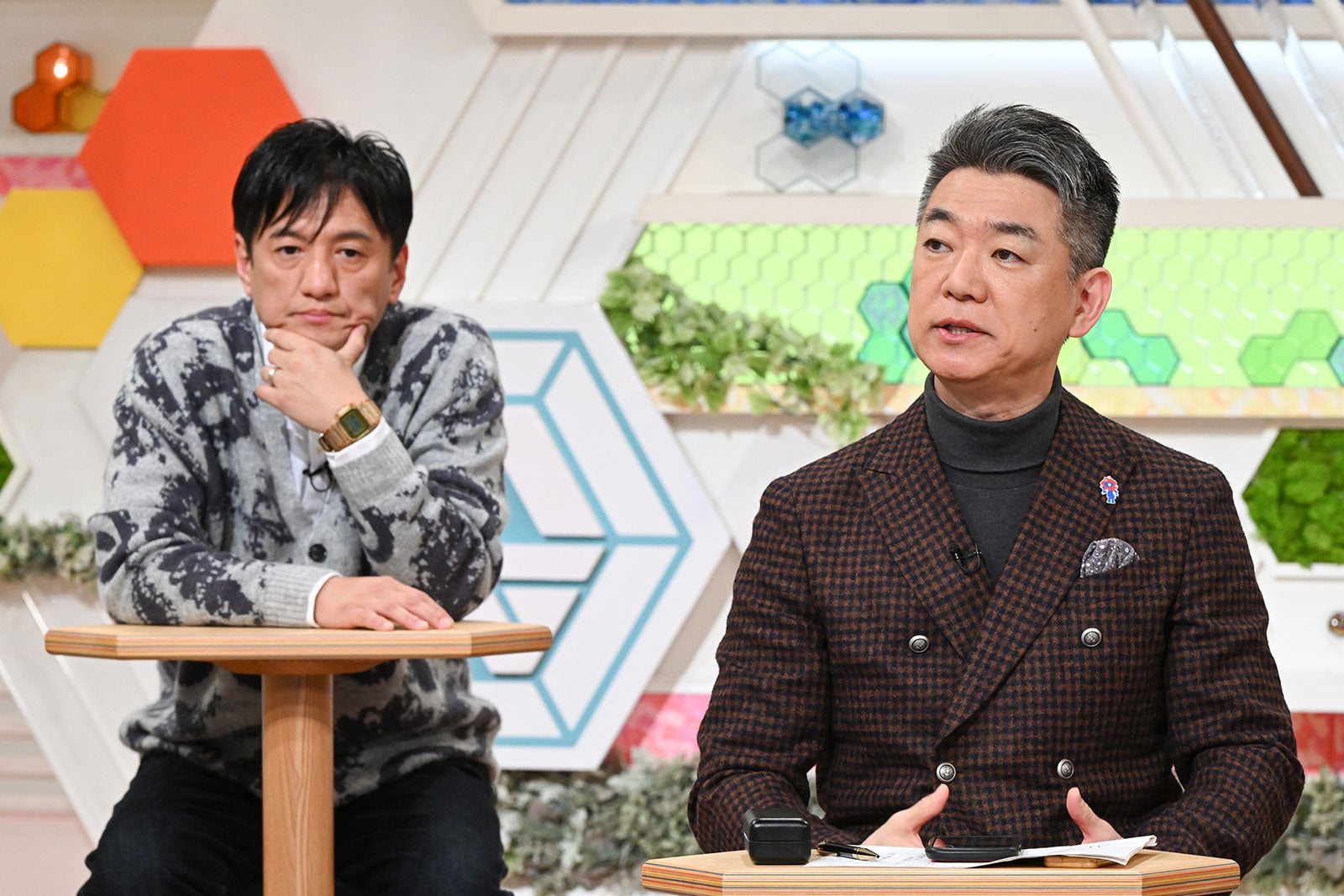 ヤナギブソン、橋下徹（C）読売テレビ