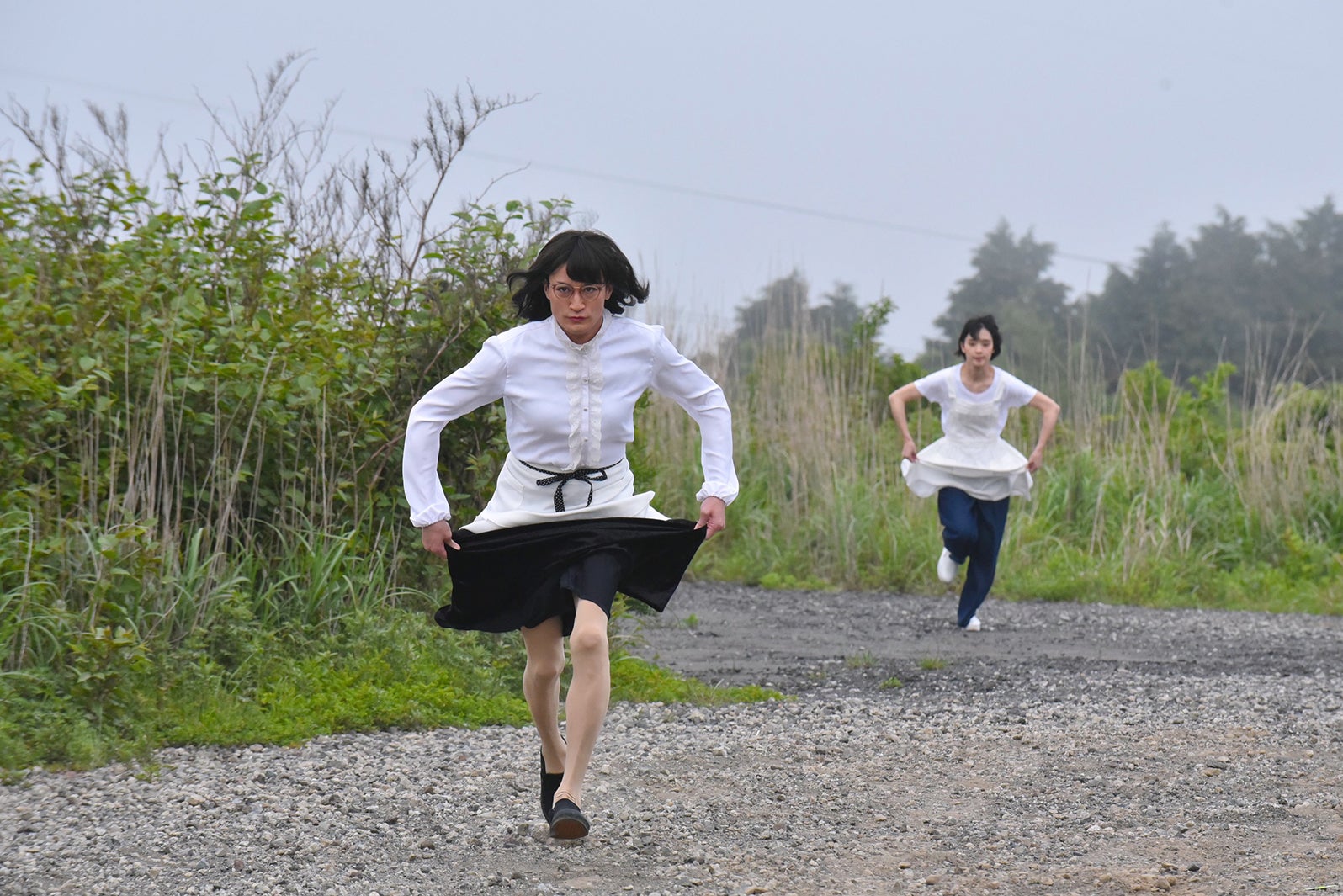 松岡昌宏、剛力彩芽／「家政夫のミタゾノ」最終話より（C）テレビ朝日