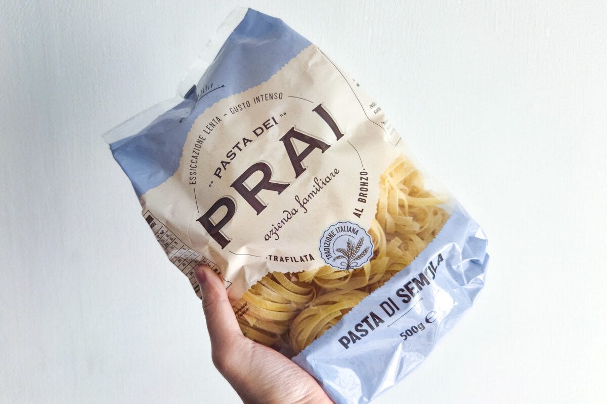 業務スーパー・ネストパスタ（タリアテッレ）