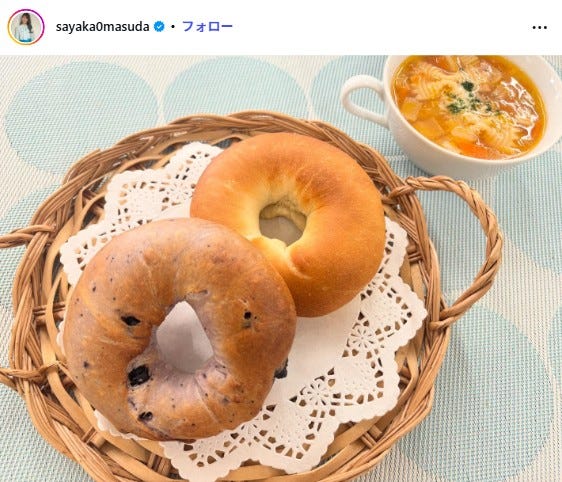 桝田沙也香アナウンサーInstagramより