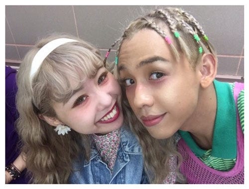 ぺこ、りゅうちぇる/ぺこ公式ブログ(Ameba)より