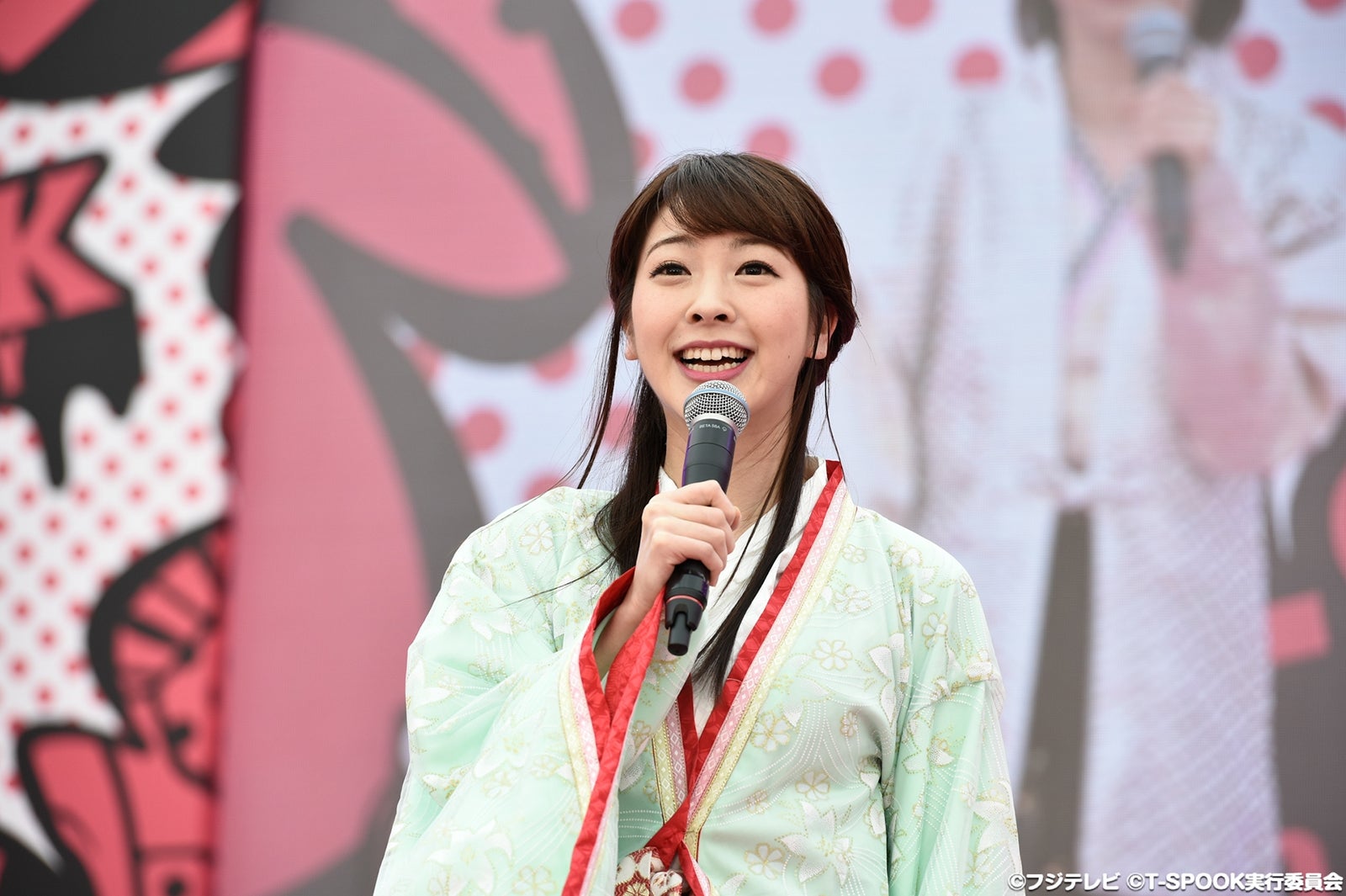 三上真奈アナウンサー （C）フジテレビ（C）T-SPOOK実行委員会