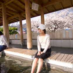 諏訪湖畔公園（足湯）／写真提供：長野県観光機構