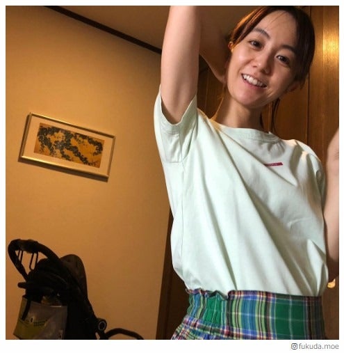 福田萌“どすっぴん”ショット公開「可愛いお母さん」と絶賛の声