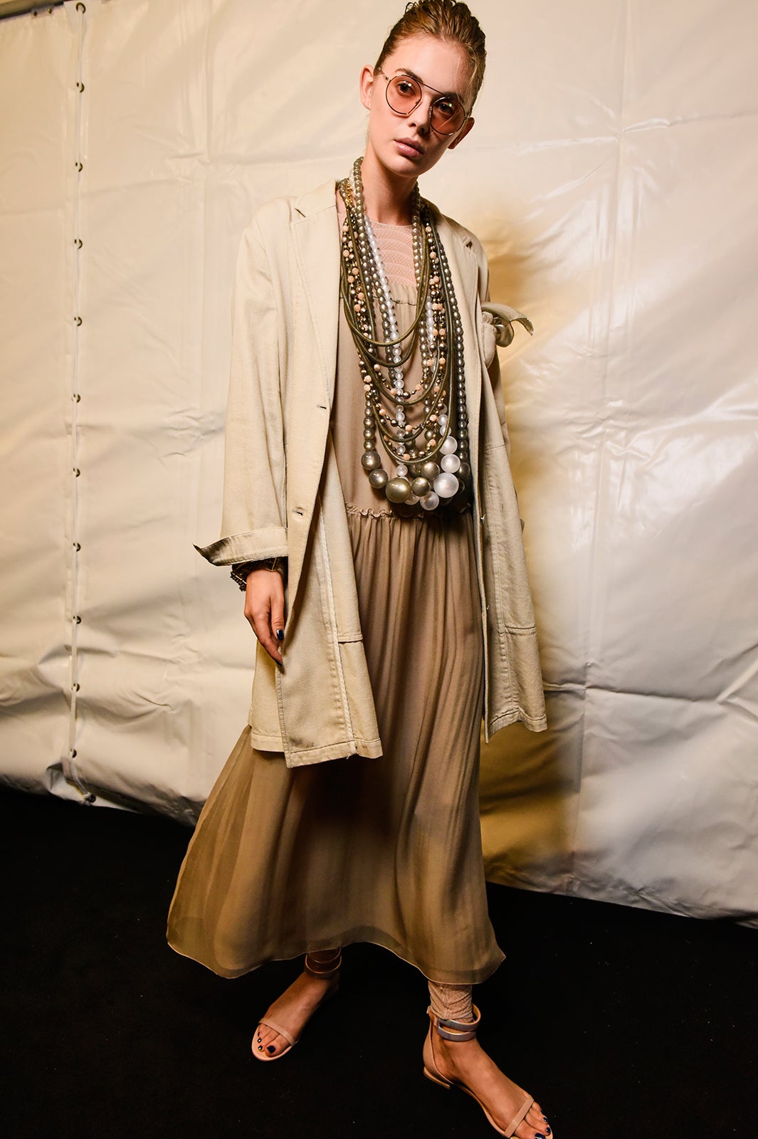 バックステージの様子