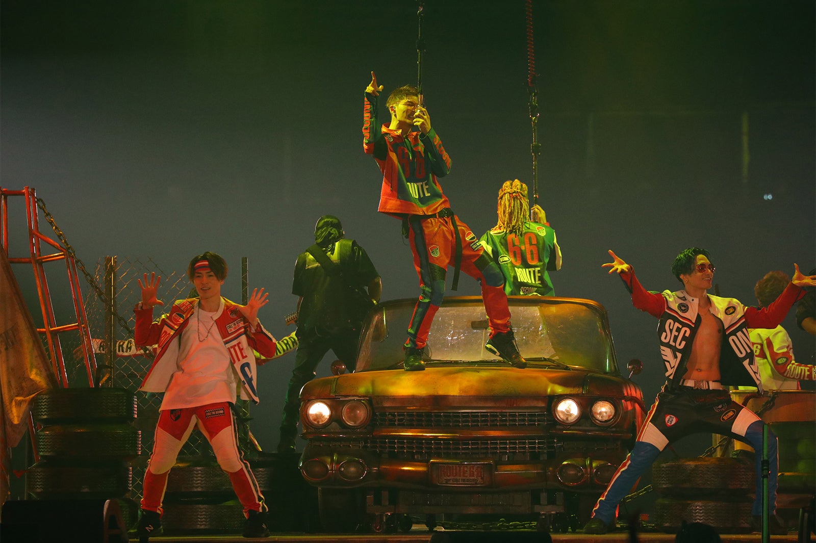 EXILE THE SECOND／「EXILE THE SECOND LIVE TOUR 2017-2018 “ROUTE 6･6”」ファイナル公演より（提供写真）