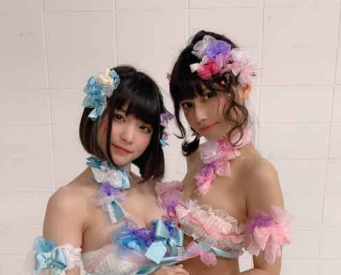 でんぱ組.inc根本凪&鹿目凛“ねもぺろ”、素肌に全身リボン 初の写真集を発表