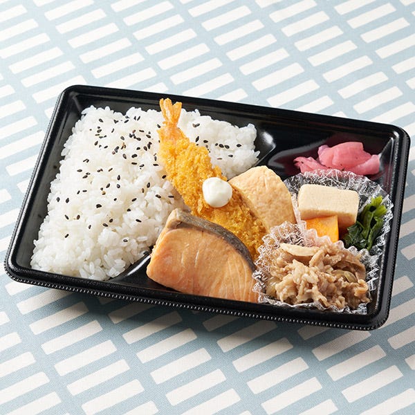 銀鮭幕の内弁当(税込598円)/提供画像