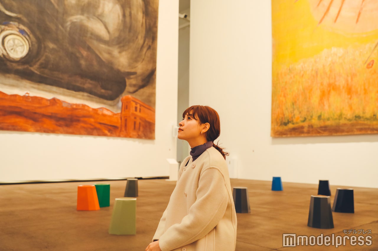 マルク・シャガールによるバレエ「アレコ」背景画を鑑賞 （C）モデルプレス