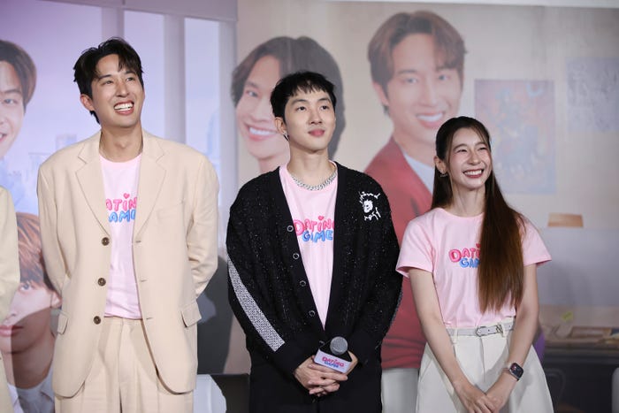 「Dating Game~口説いてもいいですか、ボス!?~」記者会見の様子(C)datinggame2025