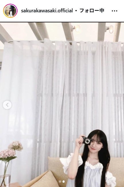 川崎桜Instagramより