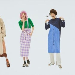 「キャスト:」20年春夏 女性を18ルックで表現