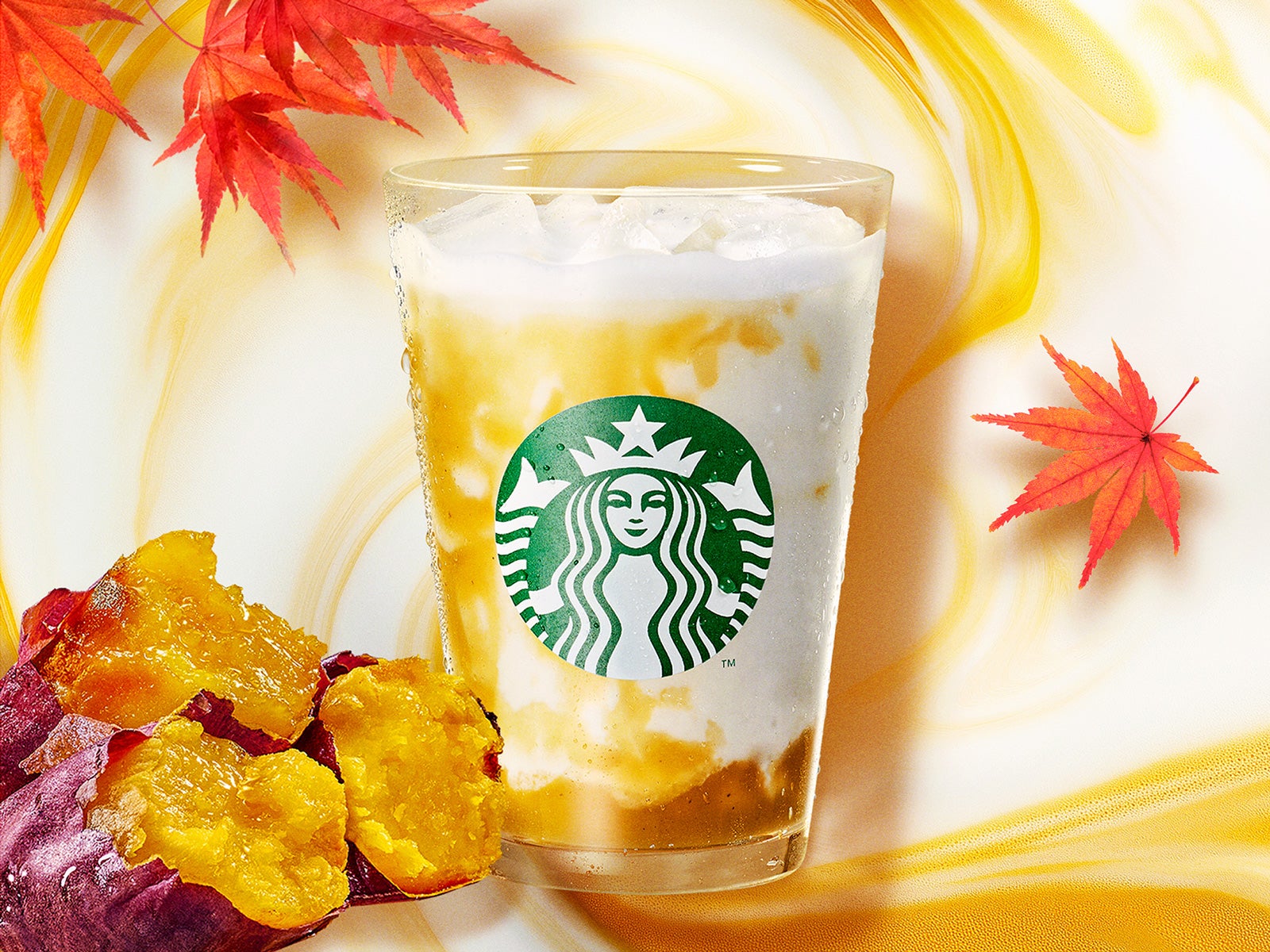 スタバ「とろり蜜芋」シリーズに新作「蜜芋 ミルク」登場 紅はるか＆ミルクのまろやかな甘さが際立つ、秋の味わい
