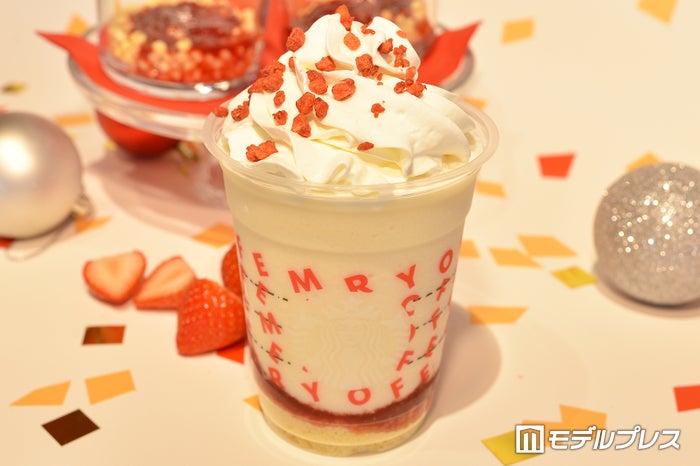 「メリーストロベリー ケーキ フラペチーノ 」（C）ビューティーガール