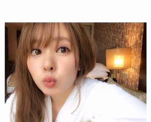 山田菜々“エロ可愛い”バスローブ姿にファン興奮「お風呂上がり?」「セクシー」