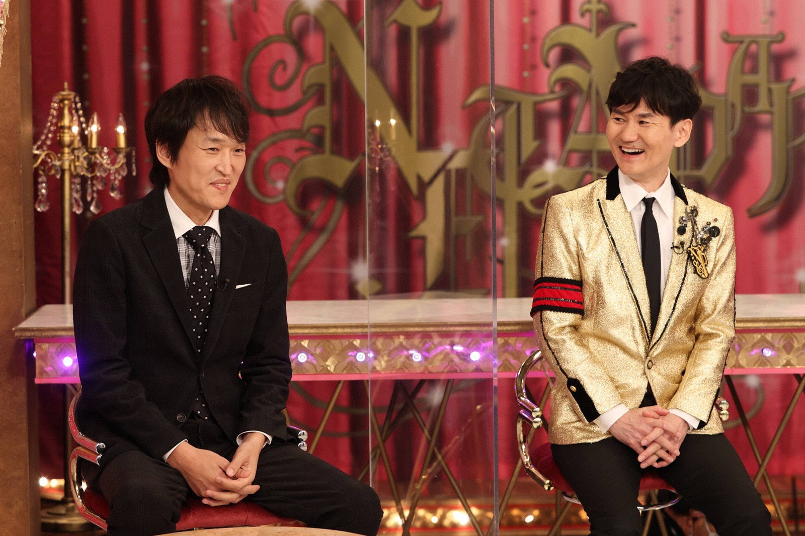 千原ジュニア、南原清隆（C）フジテレビ