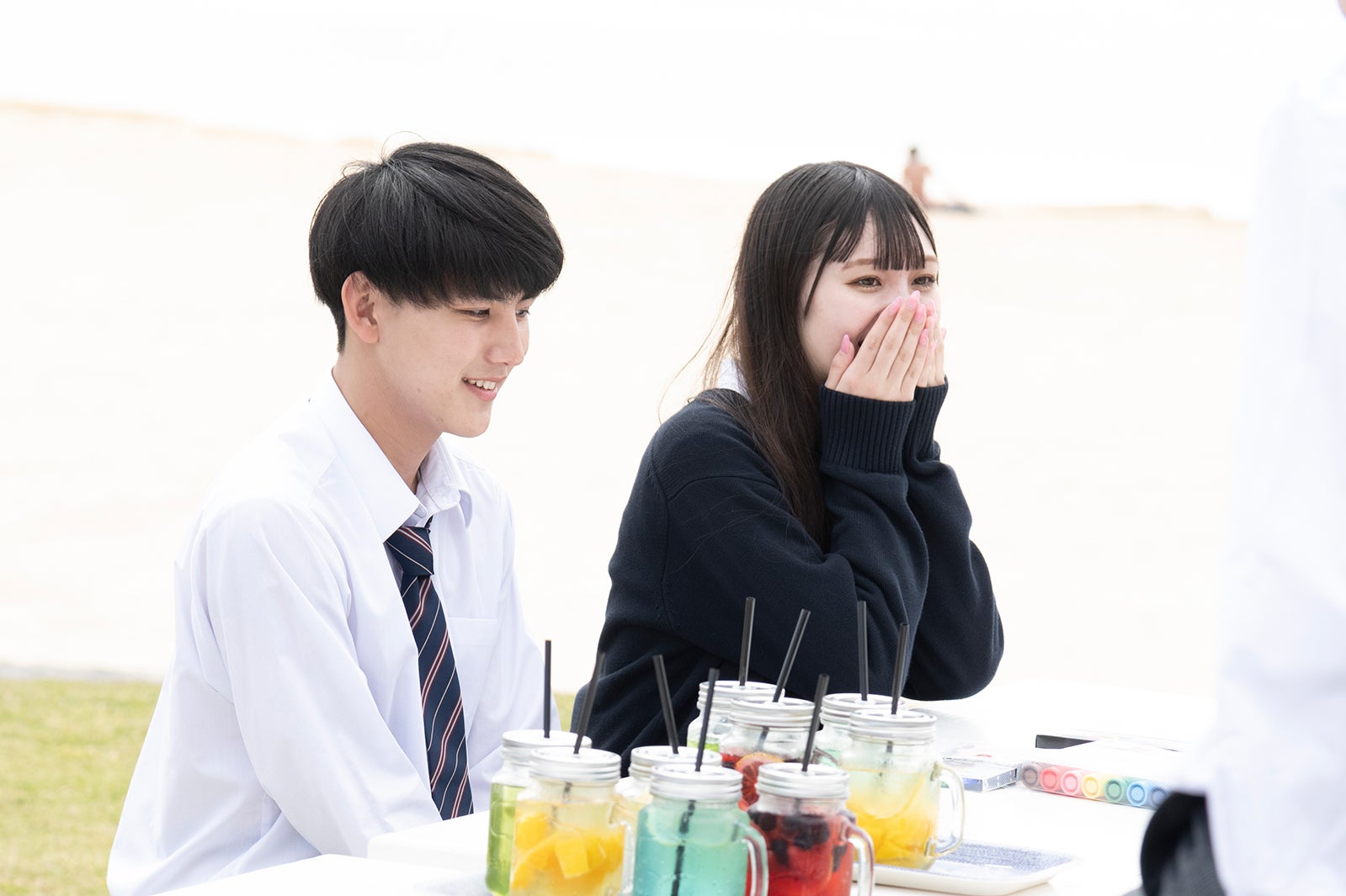 ひかる、みゆ「今日、好きになりました。-春桜編-」第1話より（C）AbemaTV, Inc.