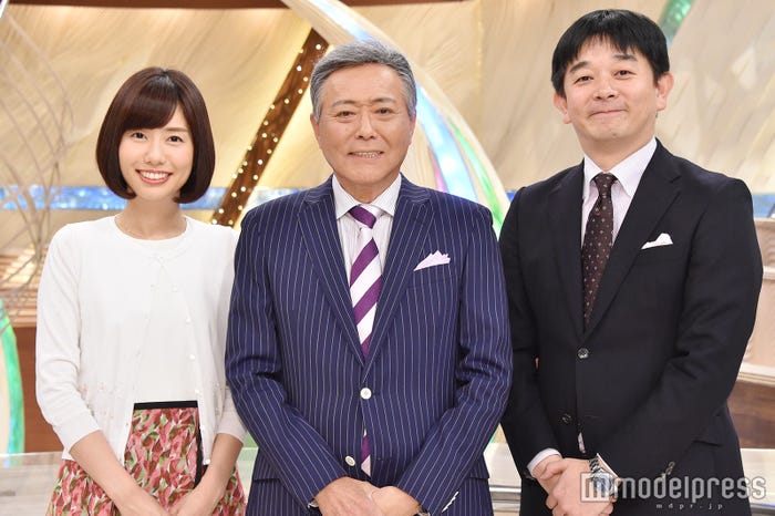 (左から)山崎夕貴アナ、小倉智昭、伊藤利尋アナ (C)モデルプレス