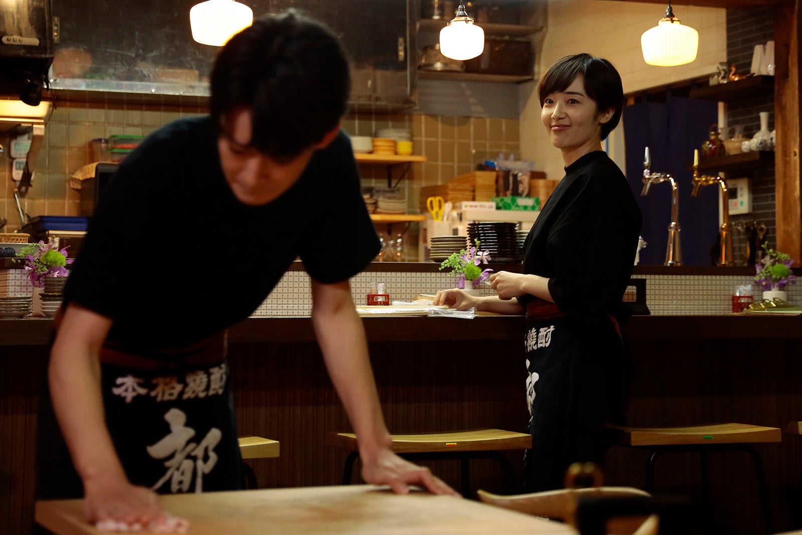 山時聡真、森田望智「最高の教師 1年後、私は生徒に■された」第2話より（C）日本テレビ