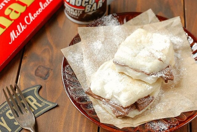 チョコもちサンド